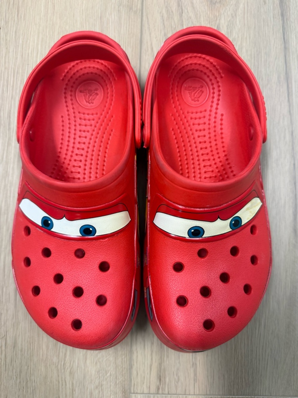 CROCS Boys' Red Character Clog Sandals